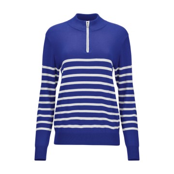 JRB Women's Golf - 1/4 Zipped Sweaters - Sapphire Blue