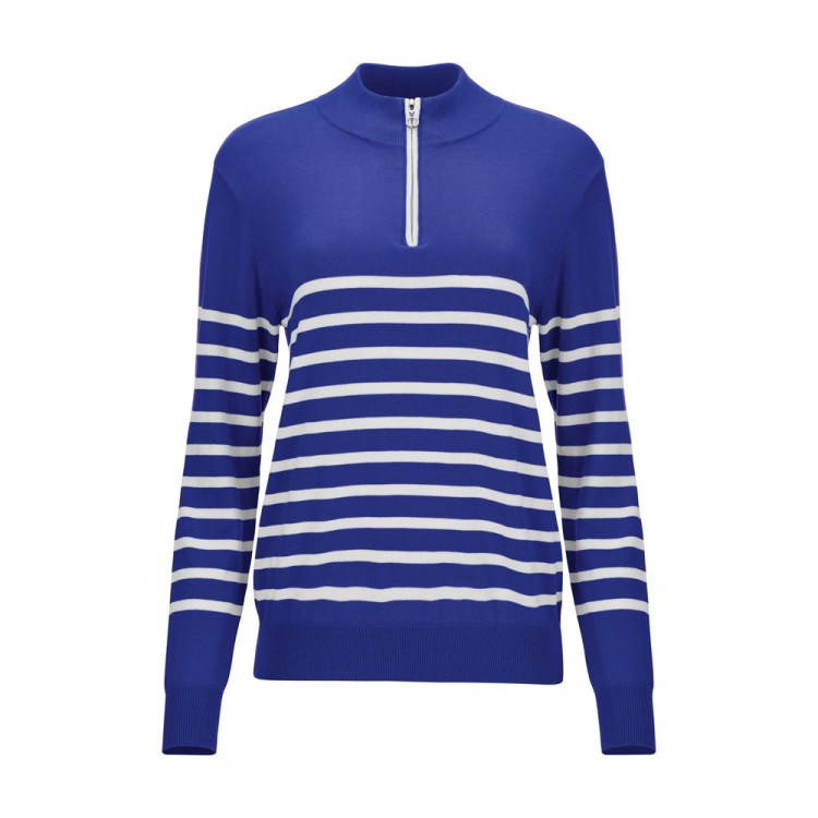 JRB Women's Golf - 1/4 Zipped Sweaters - Sapphire Blue