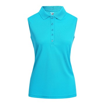 JRB Women's Golf Pique Shirt - Lapis Green - Sleeved or Sleeveless