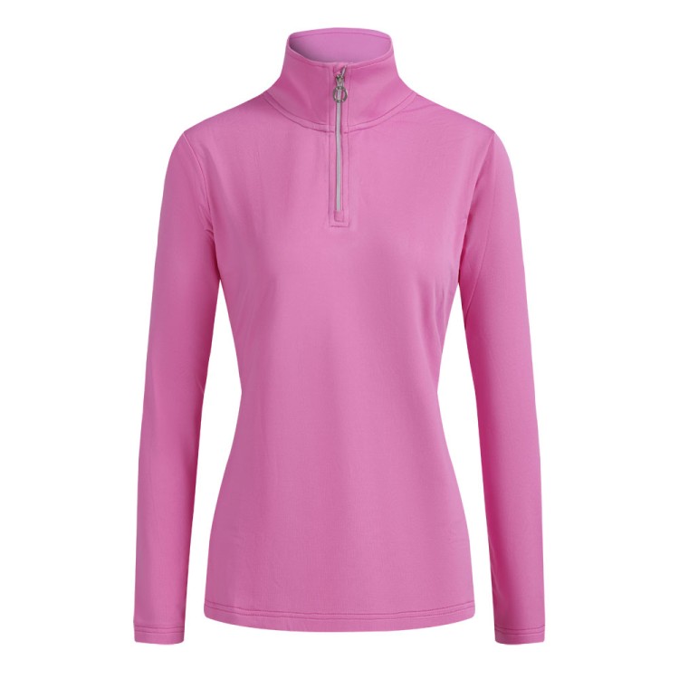 JRB Women's Golf - 1/4 Zipped Tops - Fuchsia